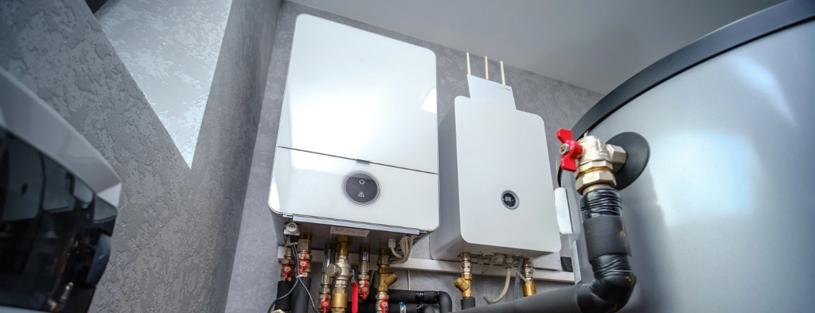 kocioł gazowy w&nbsp;piwnicy